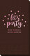 Confetti Dots Let's Party Guest Towels Image 4 of 4